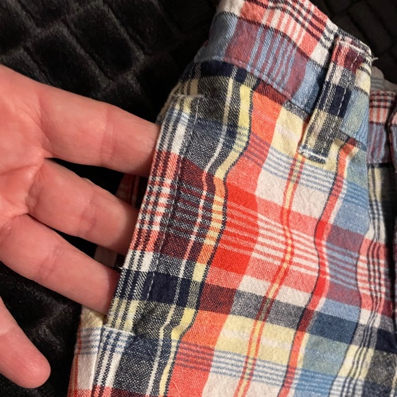 Janie and Jack Infant Boys Plain Shorts-Zip up fly w/button-Belt loops & pockets - Picture 4 of 7